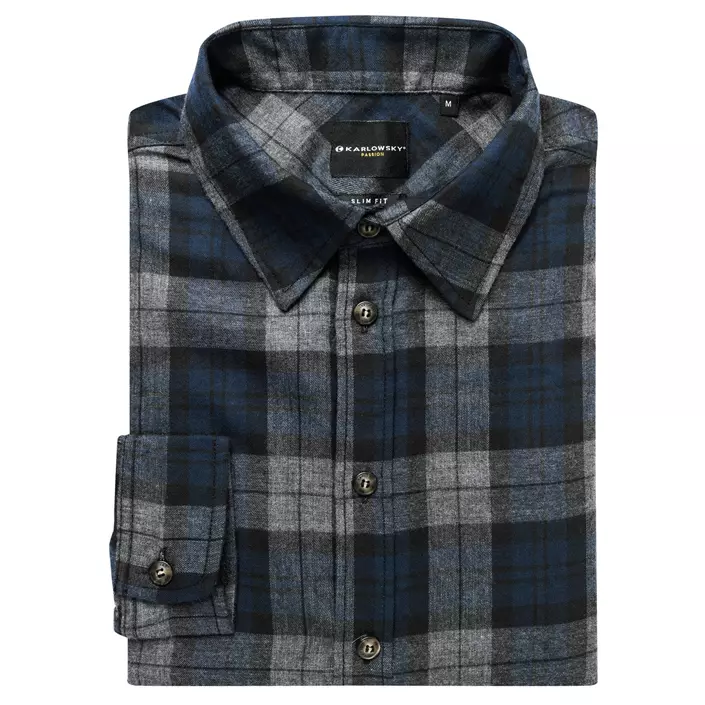 Karlowsky Origin Urban-Style Slim fit skjorta, Navy, large image number 4