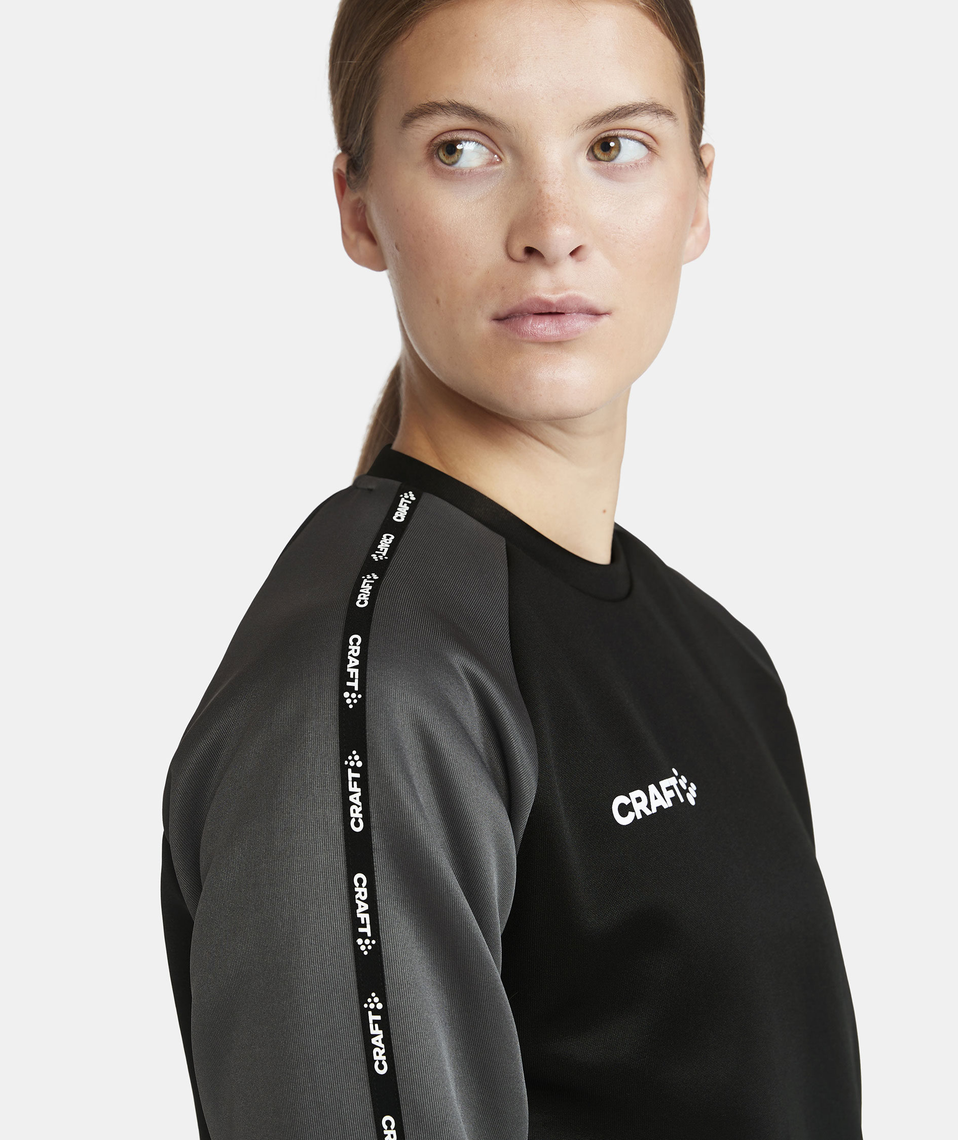 Craft Squad 2.0 tr&auml;ningstr&ouml;ja dam, Black/Granite, large image number 3