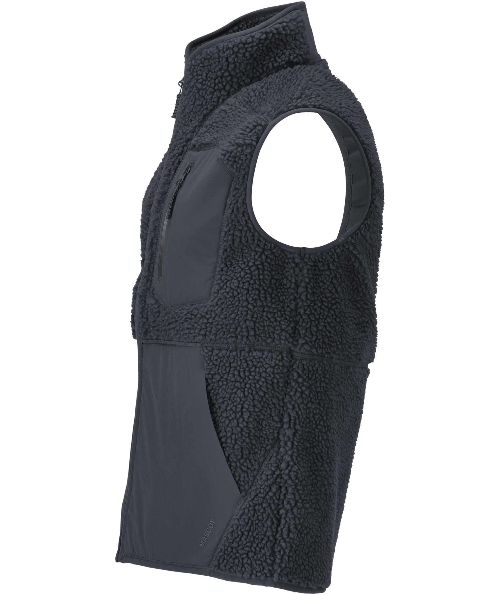 Mascot Customized fibre pile vest, Dark Marine Blue, large image number 4