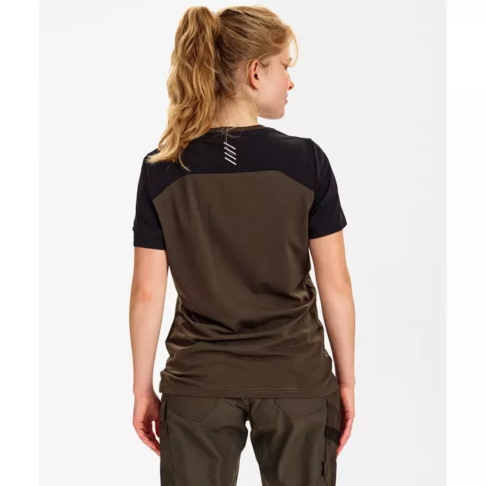 Engel Entire dame T-shirt, Forest Green/Black, large image number 4