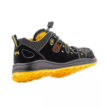 VM Footwear Memphis work sandals O1, Black/Yellow