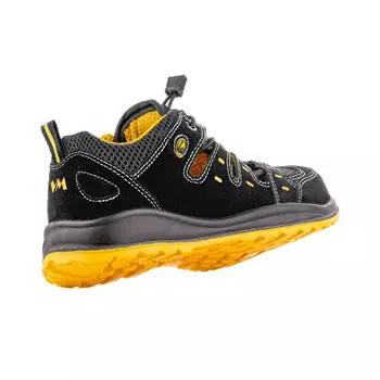 VM Footwear Memphis work sandals O1, Black/Yellow