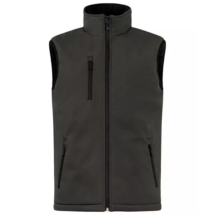 Clique lined softshell vest, Dark Grey, large image number 0