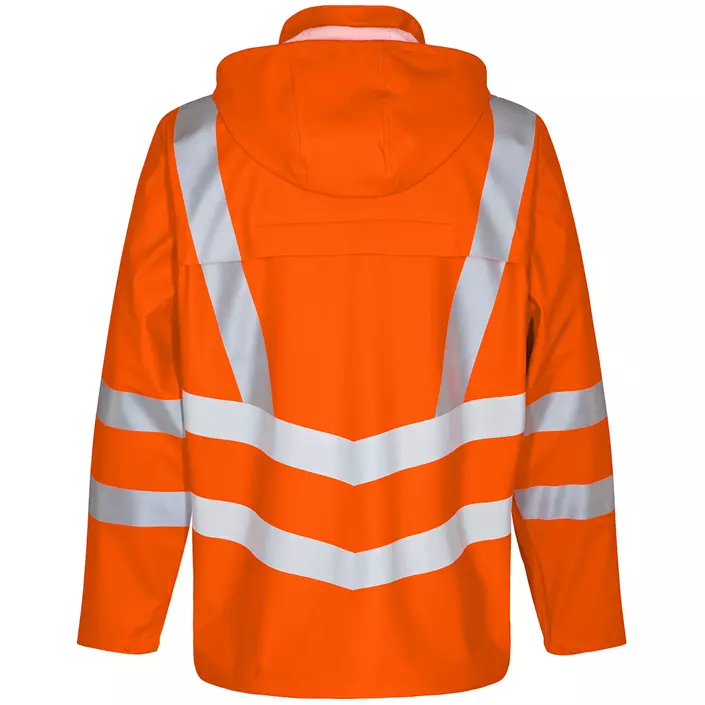 Engel Safety regnjakke, Orange, large image number 1