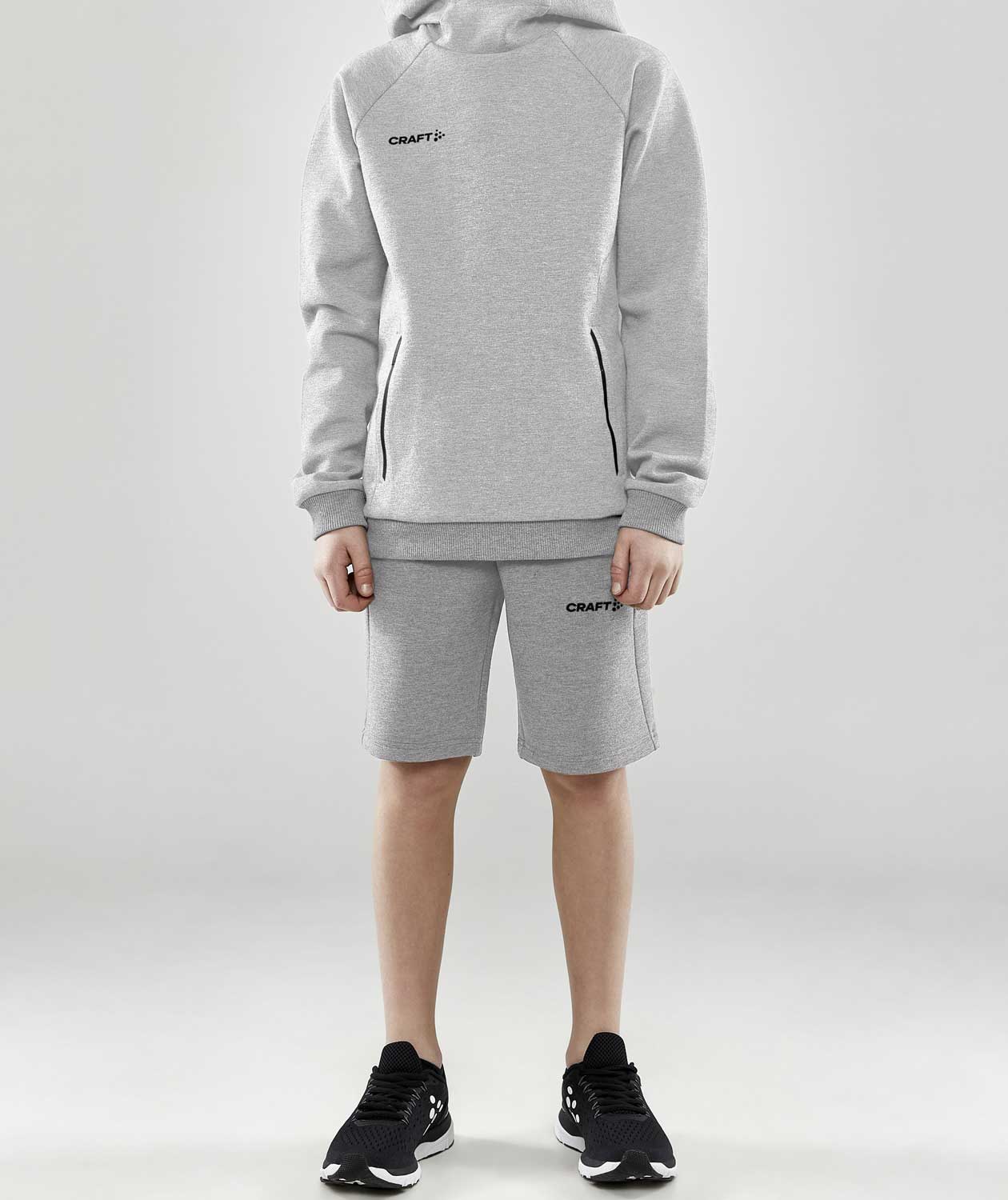 Craft Soul sweatshorts for kids, Grey Melange