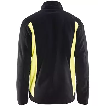 Blåkläder Unite fleece jacket, Black/Hi-Vis Yellow