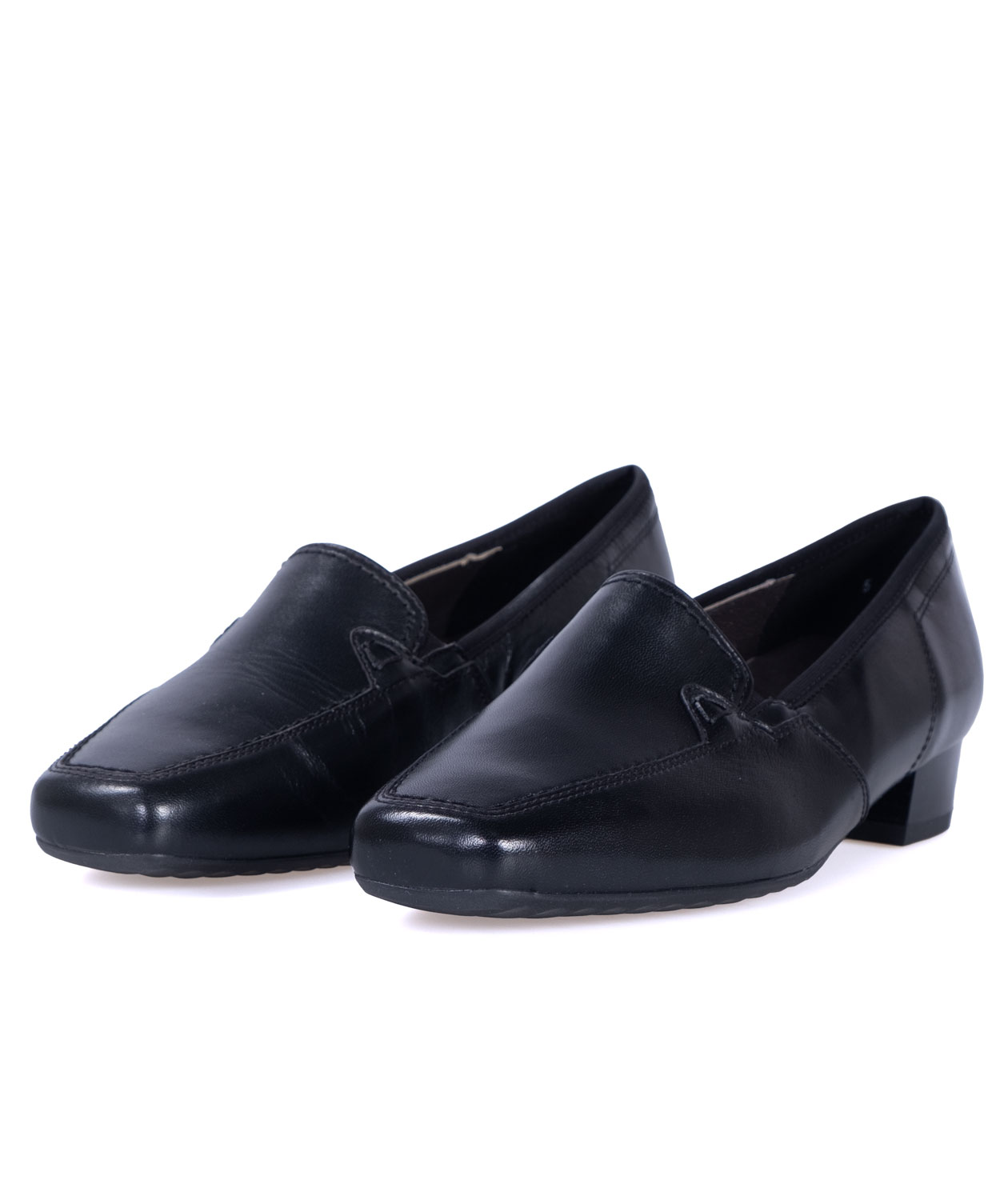 Ara mokkasiner dame, Svart, large image number 1