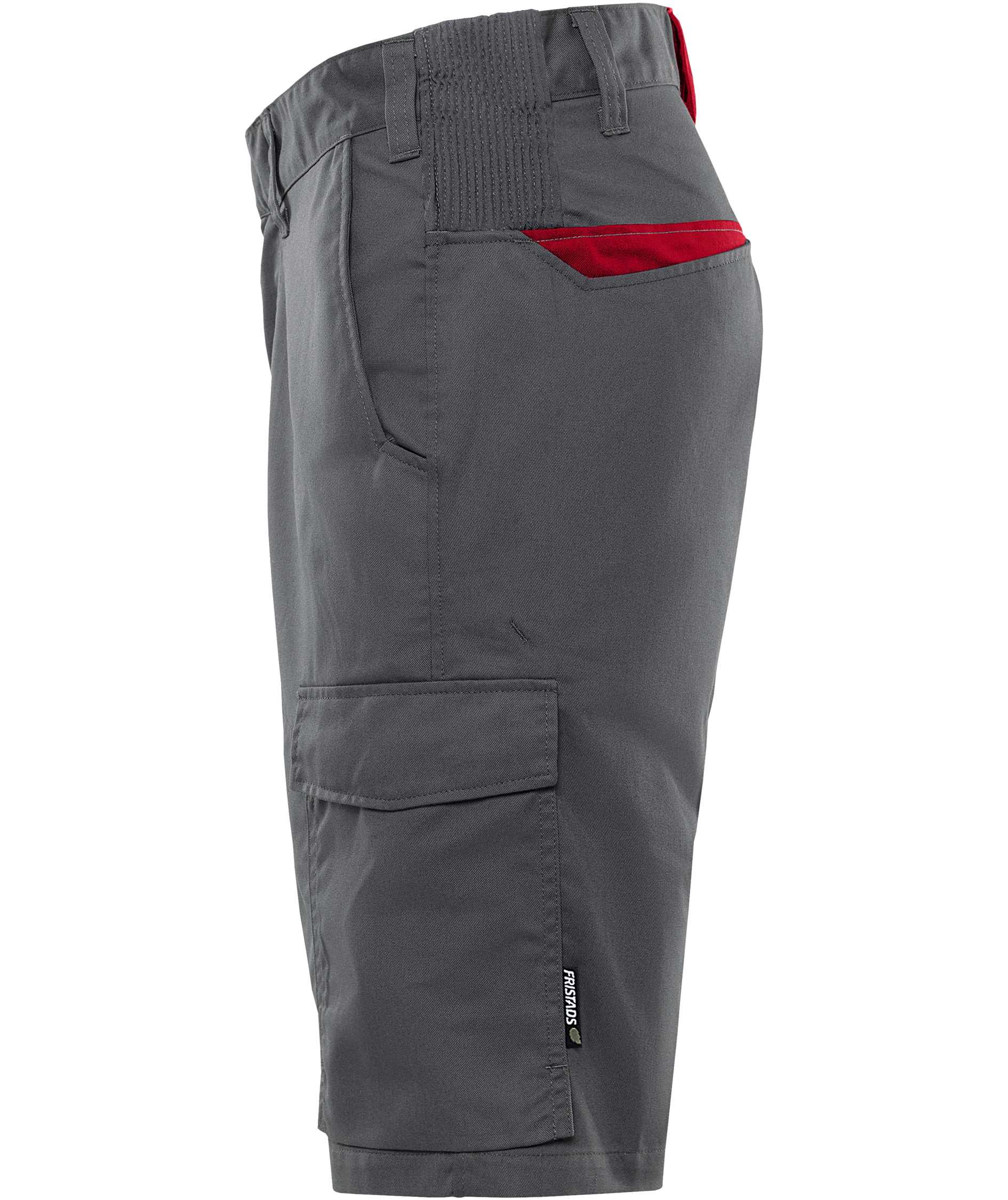 Fristads Green Shorts 2932 GWM, Grau/Rot, large image number 3