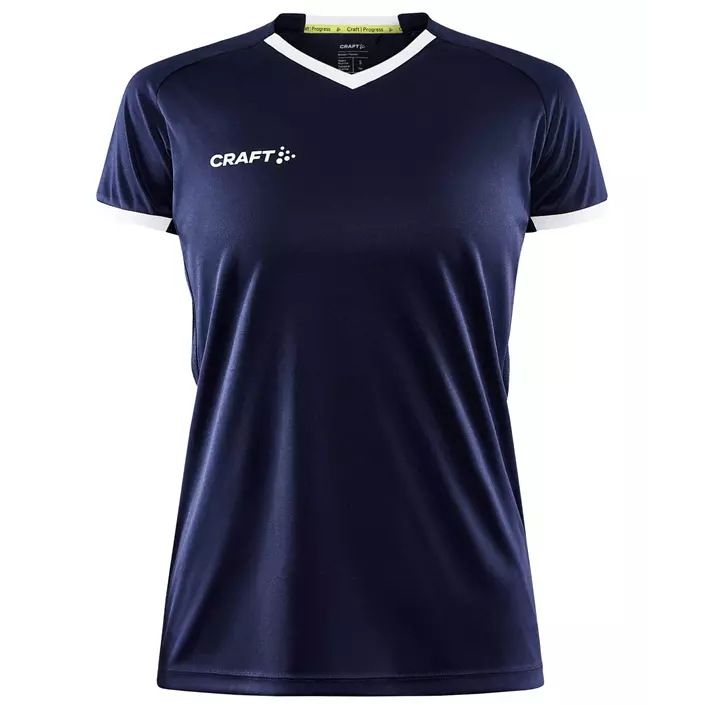 Craft Progress 2.0 Solid Jersey Damen T-Shirt, Navy, large image number 0