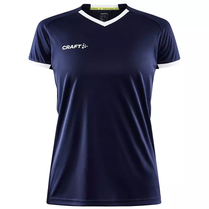 Craft Progress 2.0 Solid Jersey dame T-shirt, Navy, large image number 0