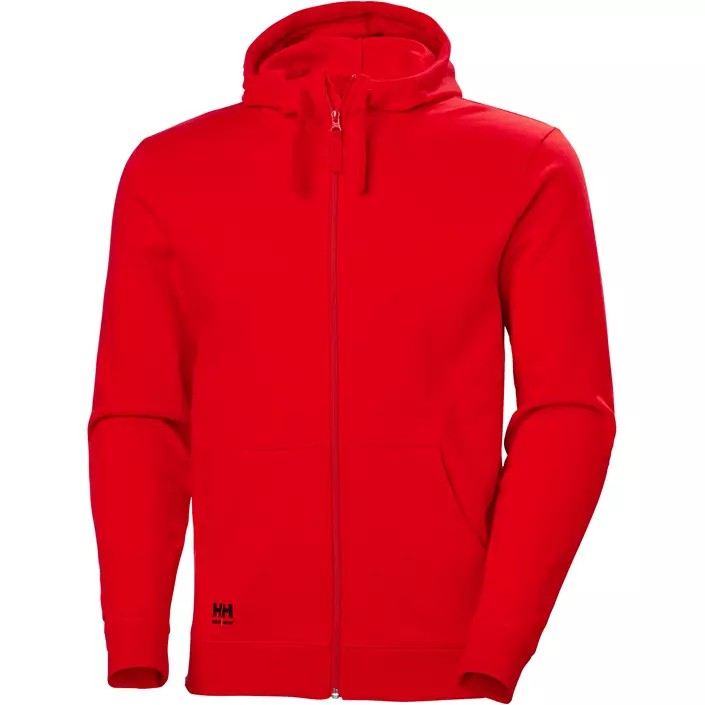 Helly Hansen Classic hoodie med dragkedja, Alert red, large image number 0