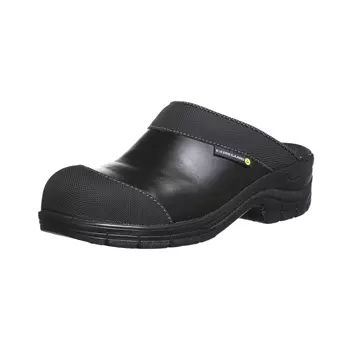 Bjerregaard 9910 safety clogs without heel cover SB, Black