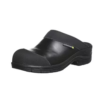 Bjerregaard 9910 safety clogs without heel cover SB, Black
