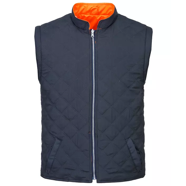 Portwest thermal jacket, Hi-vis Orange/Marine, large image number 3