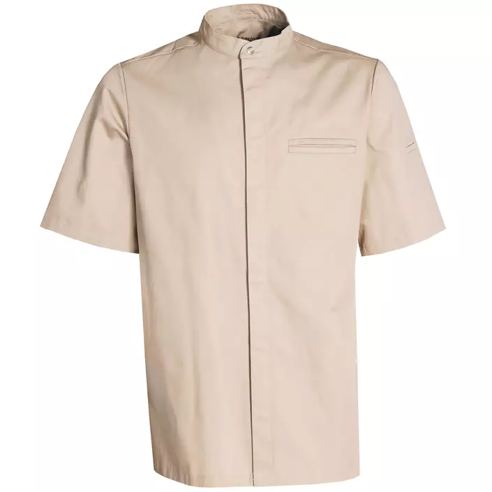 Nybo Workwear New Nordic kortärmad kockjacka, Khaki, large image number 0