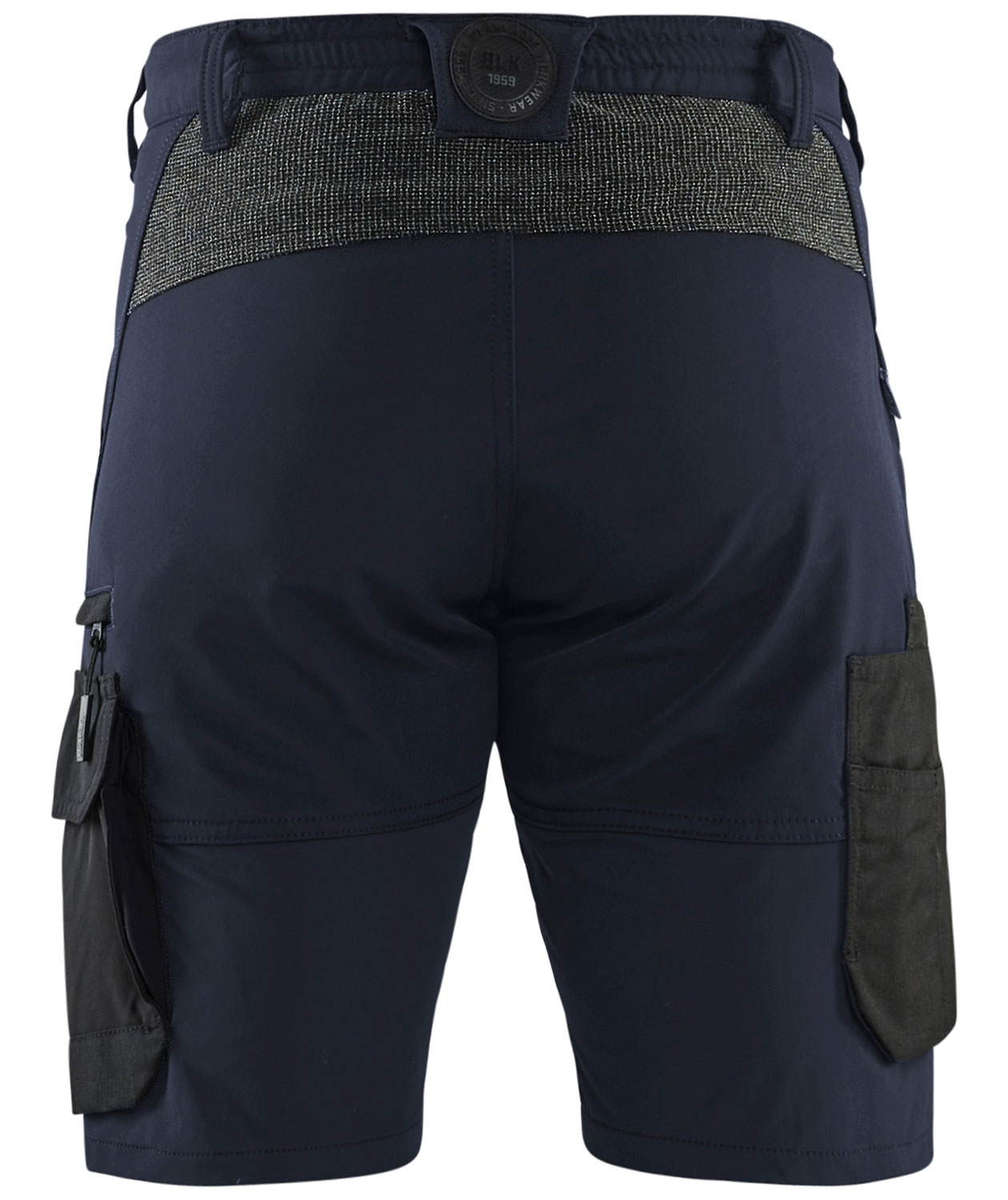 Bl&aring;kl&auml;der serviceshorts full stretch, Dark Marine Blue/Black, large image number 1