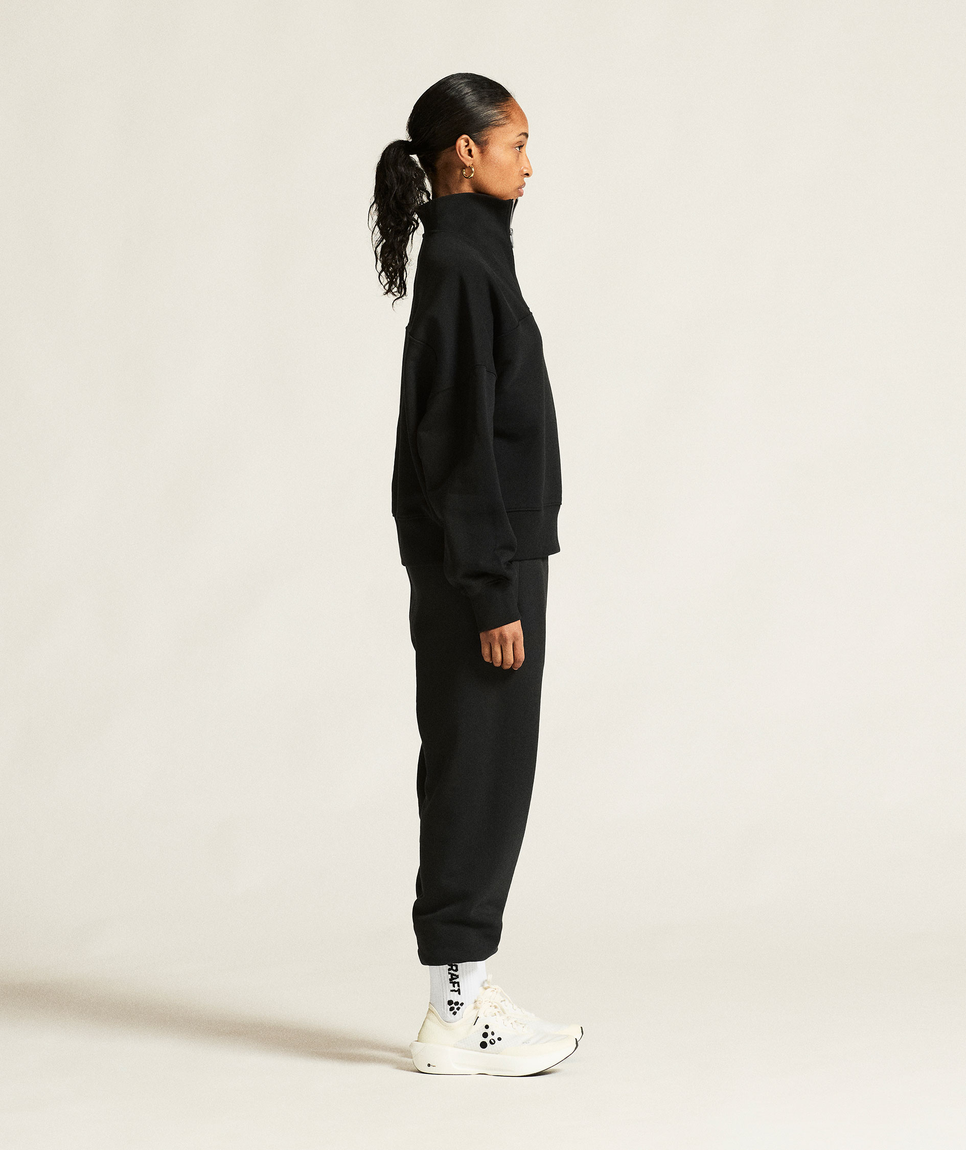 Craft Frequent women's half zip, Black, large image number 9