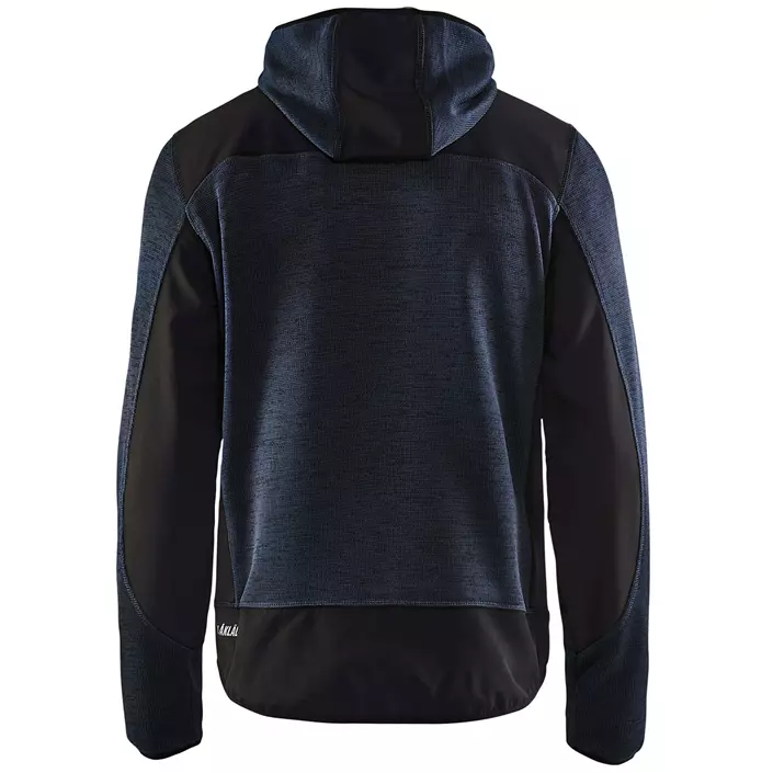 Blåkläder knitted softshell jacket X4930, Dark Marine/Black, large image number 1