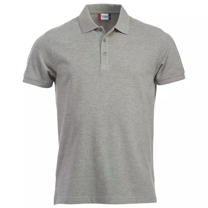 Clique Classic Lincoln pikétröja, Gråmelerad, large image number 0