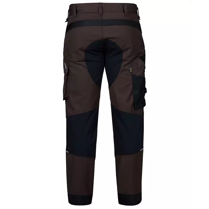 Engel X-treme work trousers, Mocca Brown/Black, large image number 1