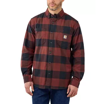 Carhartt Midweight Flannel Hemd, Mineral Red