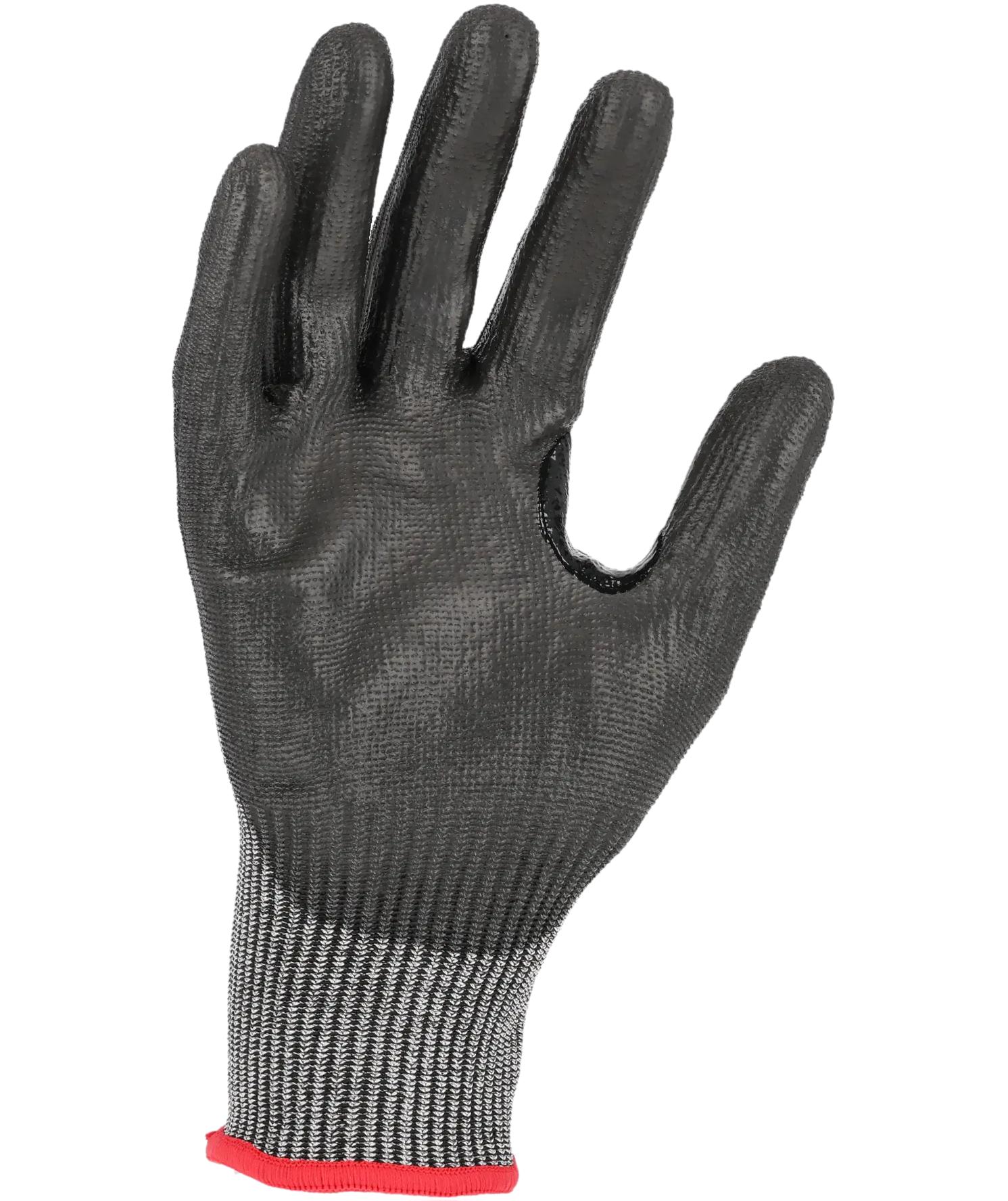Tegera 490 cut protection gloves Cut F, Black/Grey, large image number 3