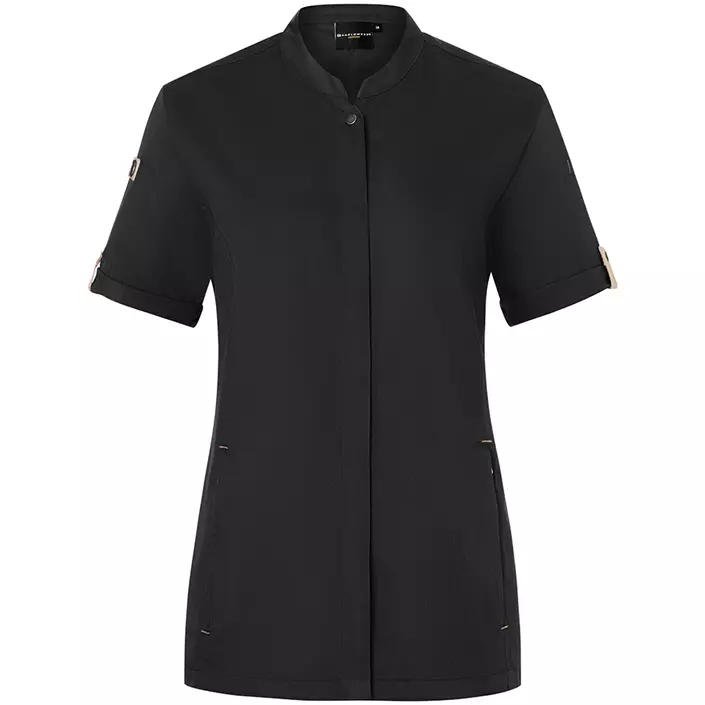 Karlowsky Green-Generation short sleeved chefs jacket, Black, large image number 0
