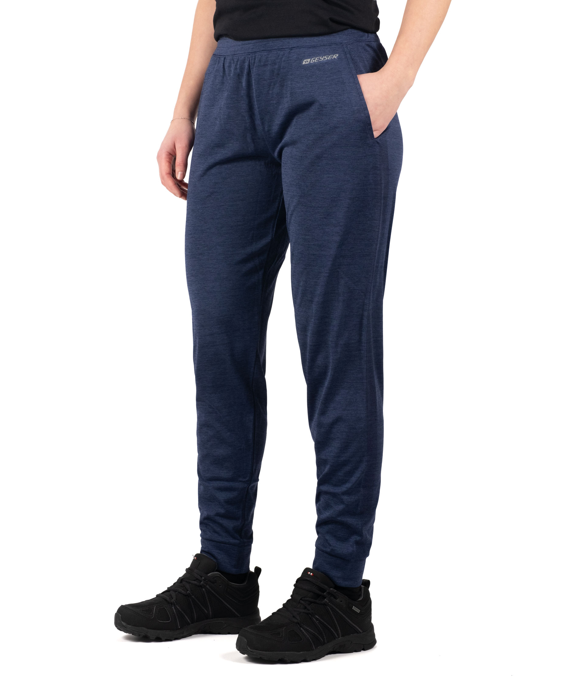 GEYSER s&ouml;ml&ouml;s sporty byxa dam, Navy melange