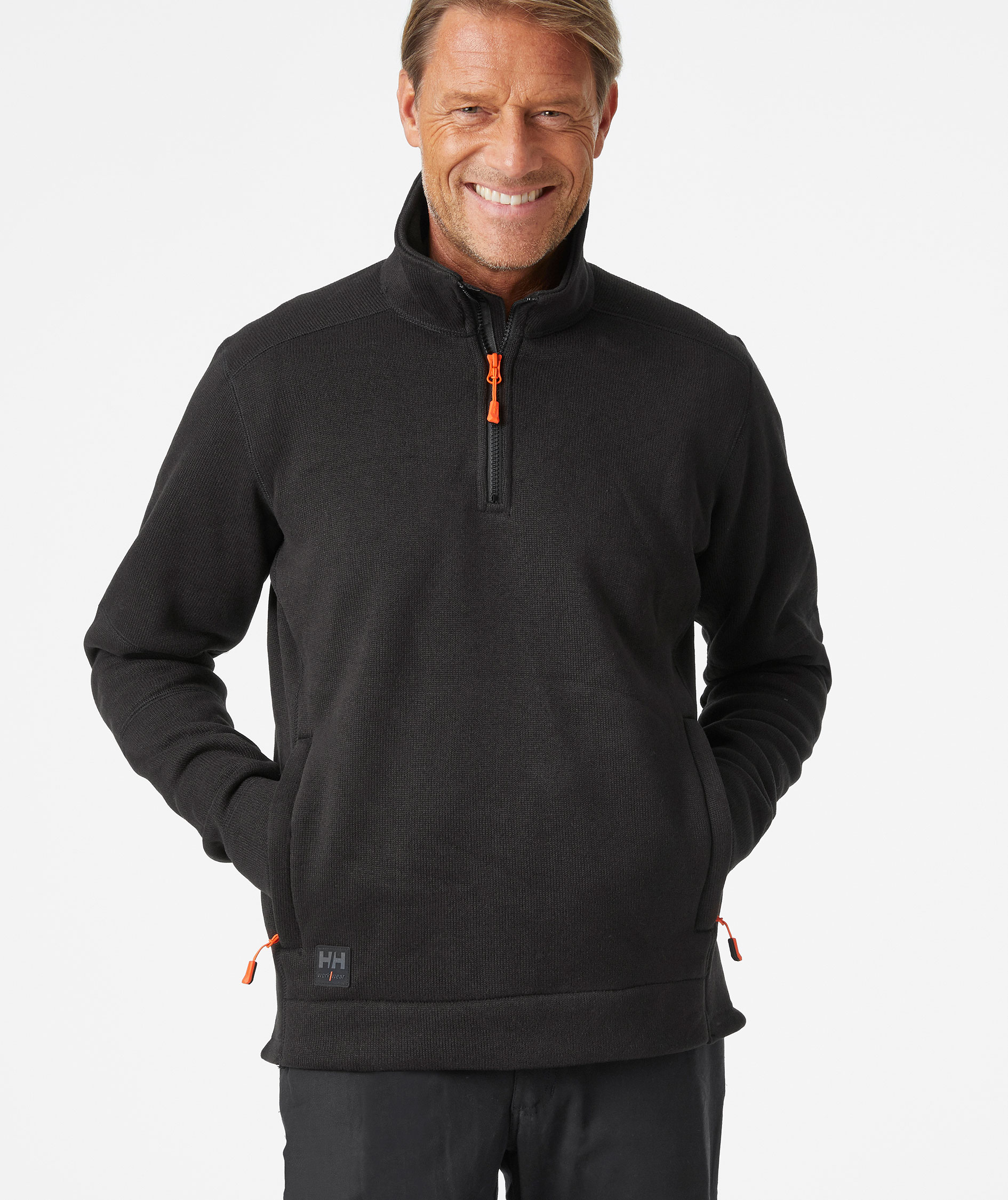 Helly Hansen Kensington half-zip Fleecepullover, Schwarz