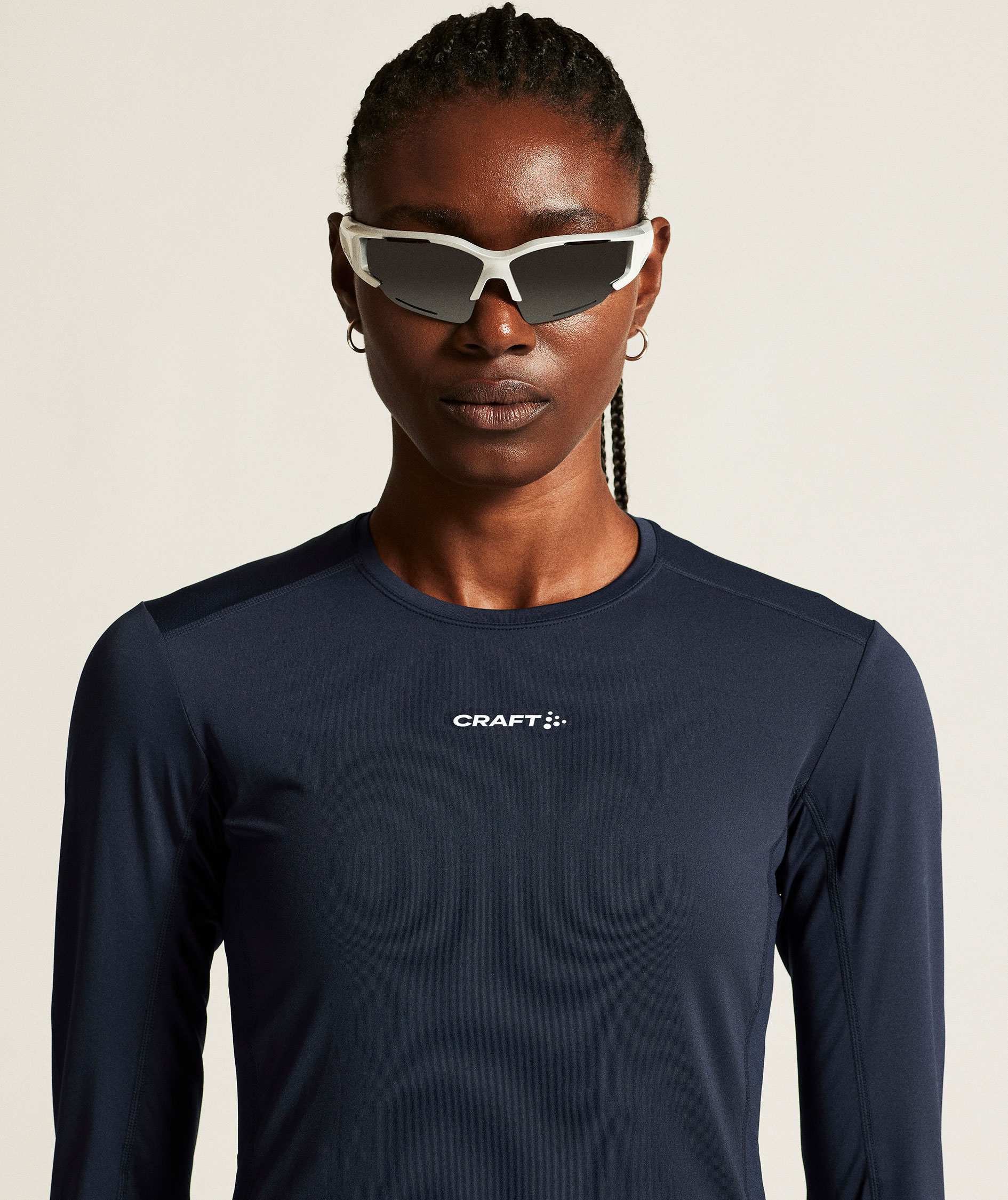 Craft ADV Essence women's long-sleeved T-shirt, Blaze, large image number 6