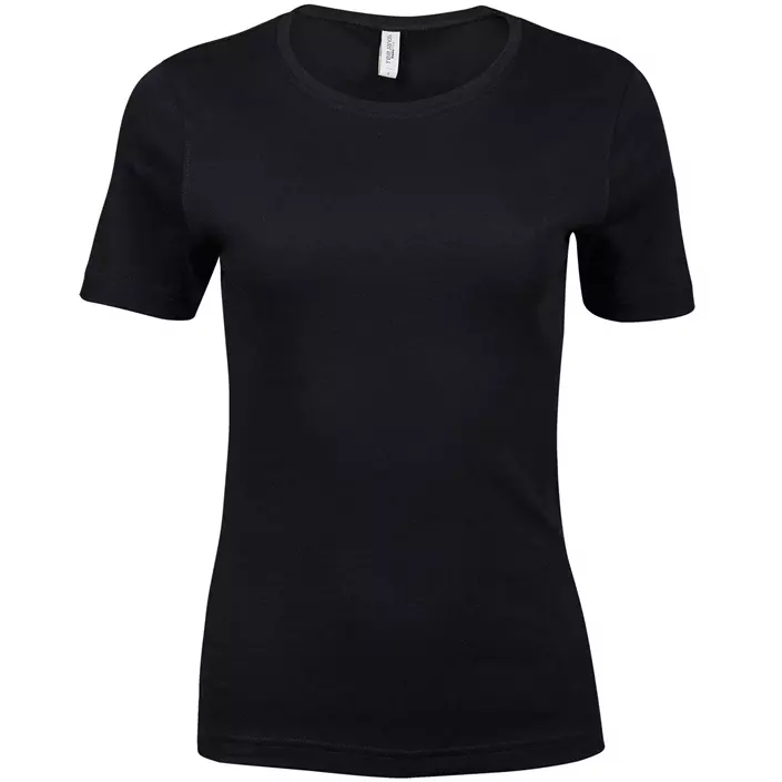 Tee Jays Interlock dame T-skjorte, Svart, large image number 0
