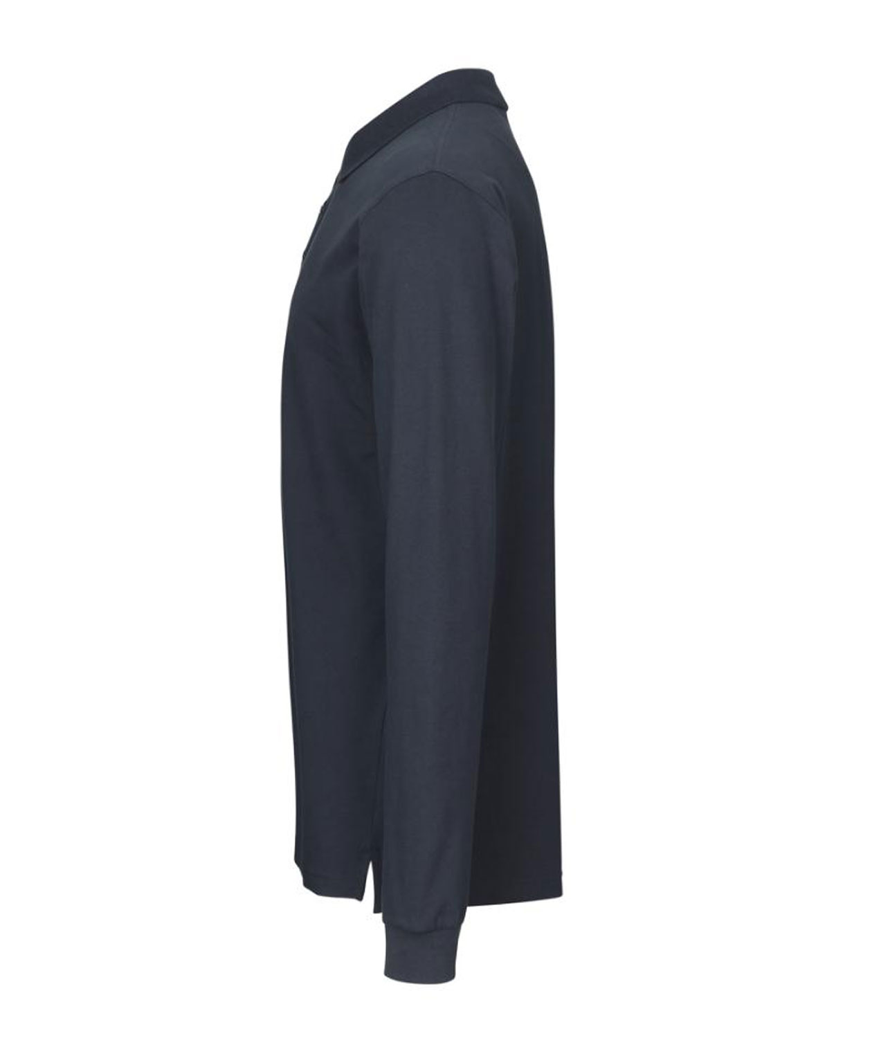 ID long-sleeved polo shirt with stretch, Navy, large image number 3