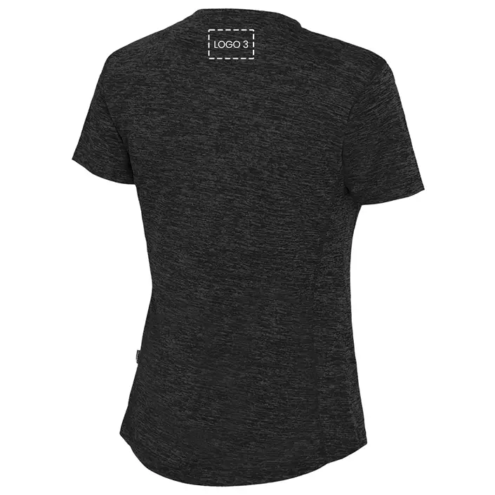 Pitch Stone dame T-shirt med logotryk, , large image number 2