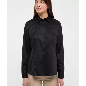 Eterna Cover modern fit dameskjort, Black