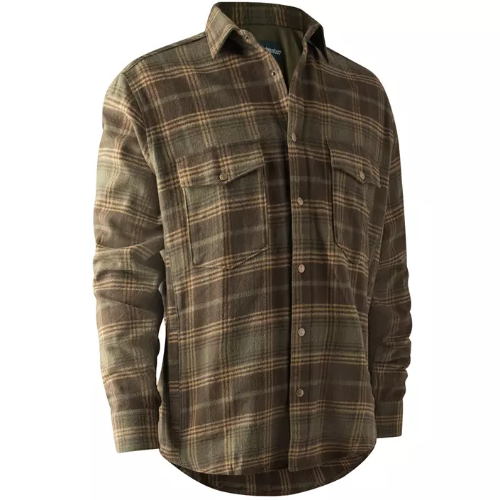 Deerhunter Noah flanell overshirt, Green Check, large image number 0