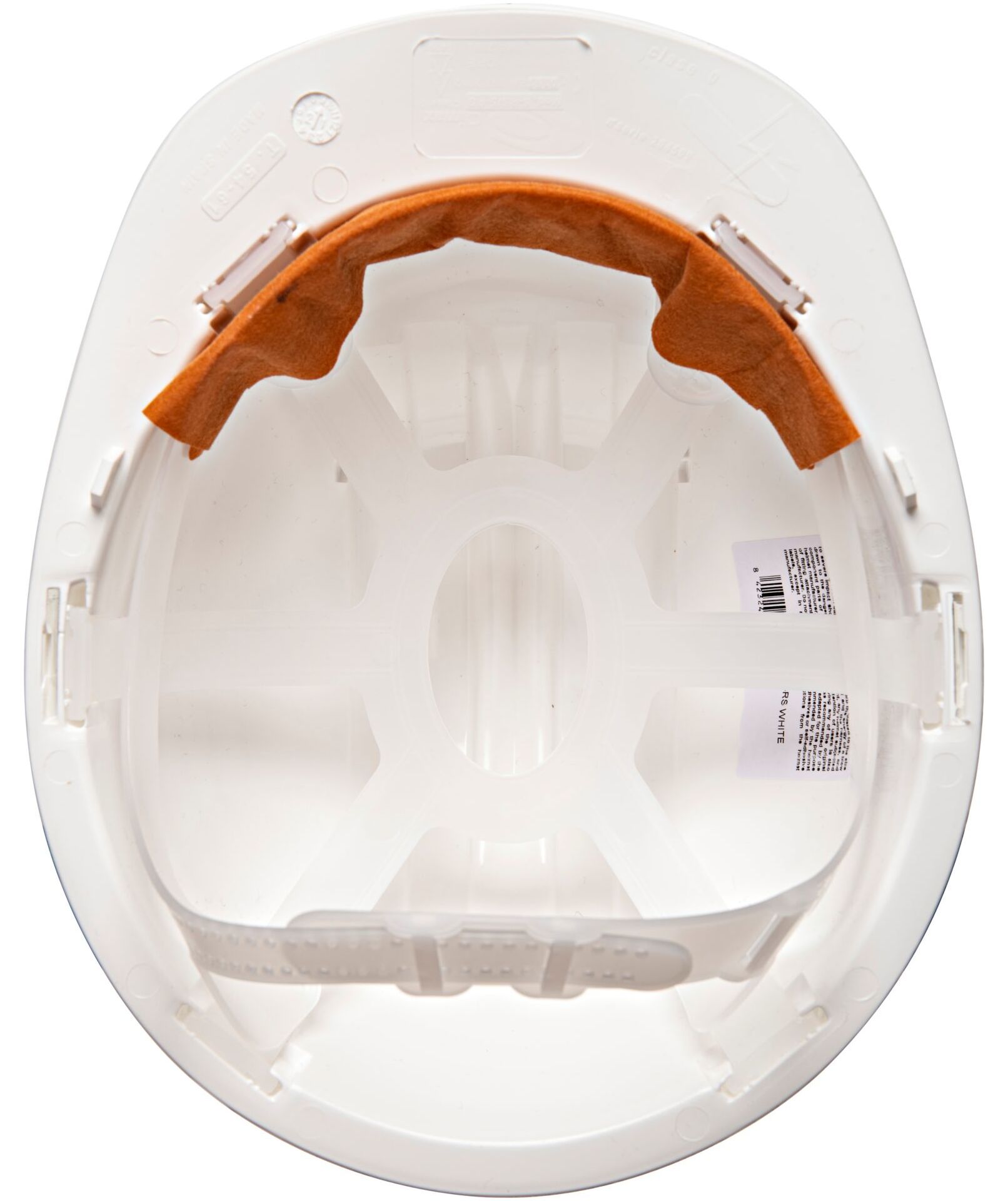 Portwest PS61 arbejds sikkerhedshjelm, Hvid, Hvid, large image number 1