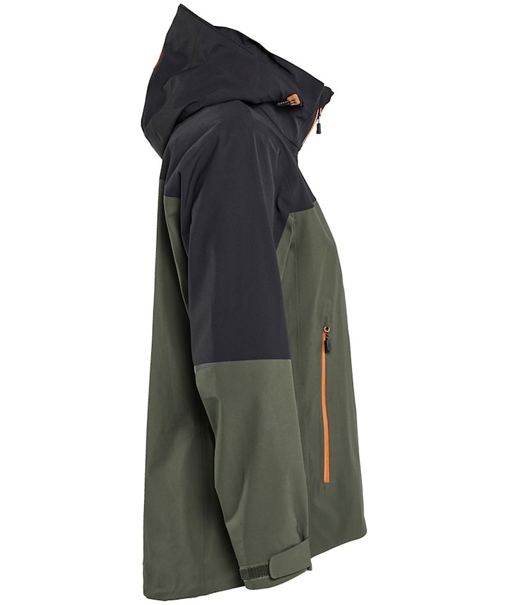 Bl&aring;kl&auml;der Striker dame skaljakke full stretch, Skovgr&oslash;n/Rust, large image number 2