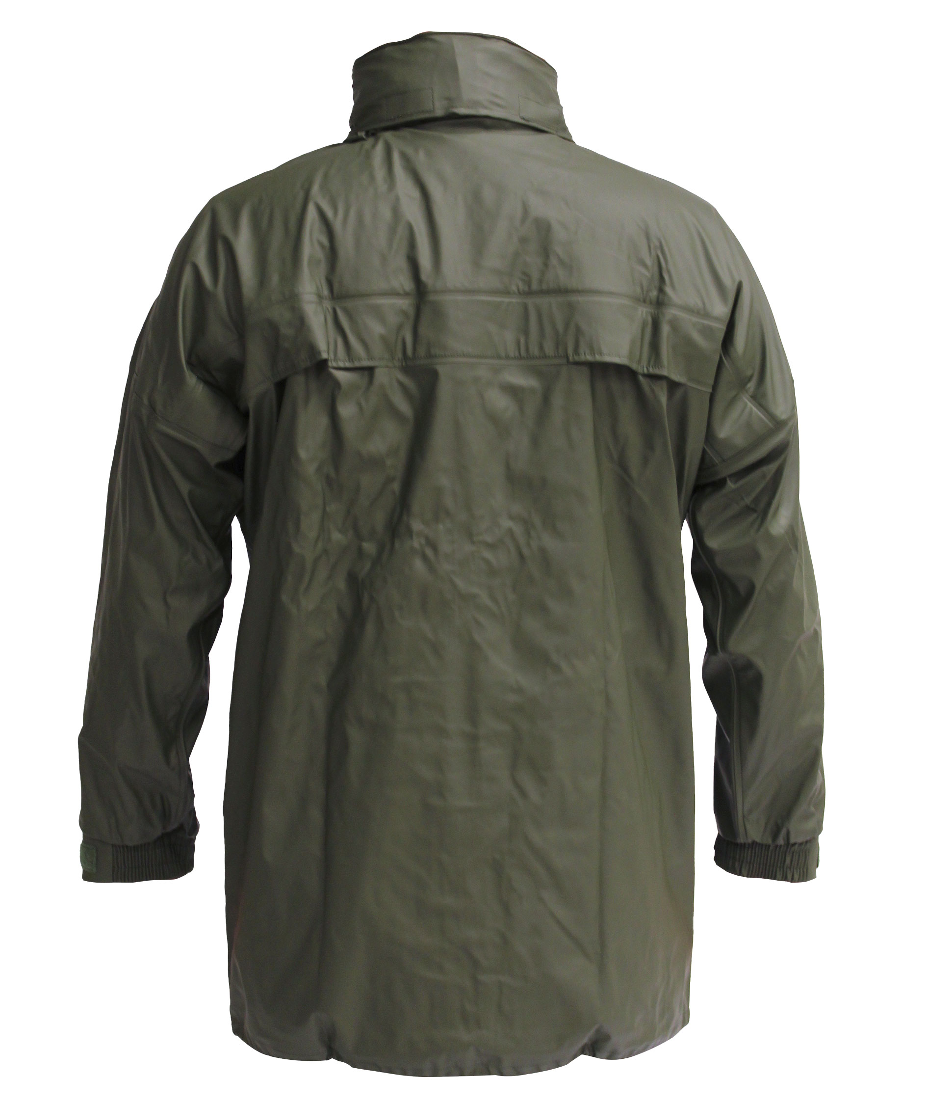 Ocean PU Comfort Stretch PU rain jacket Olive Green