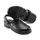 Sika Fusion clogs with heel strap OB, Black, Black, swatch