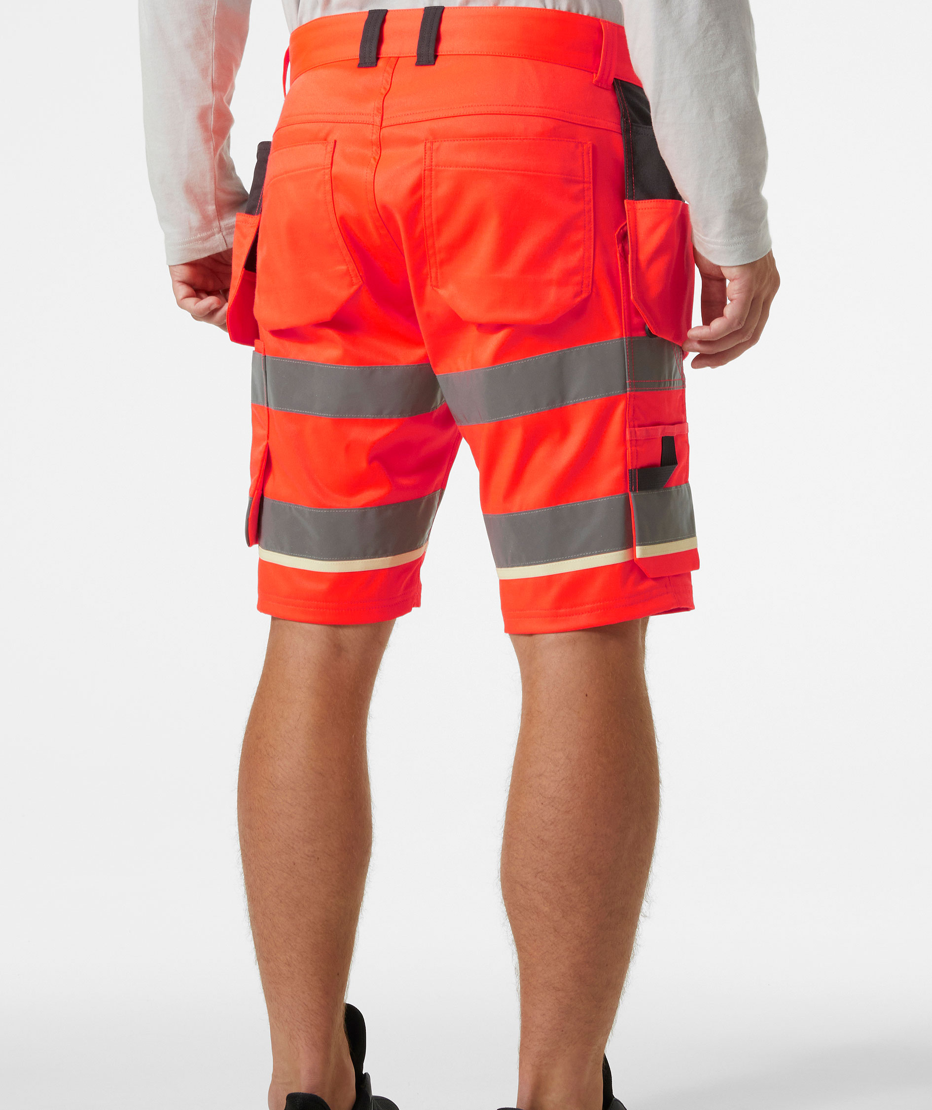 Helly Hansen UC-ME craftsman shorts, Hi-Vis Red/Ebony, large image number 3