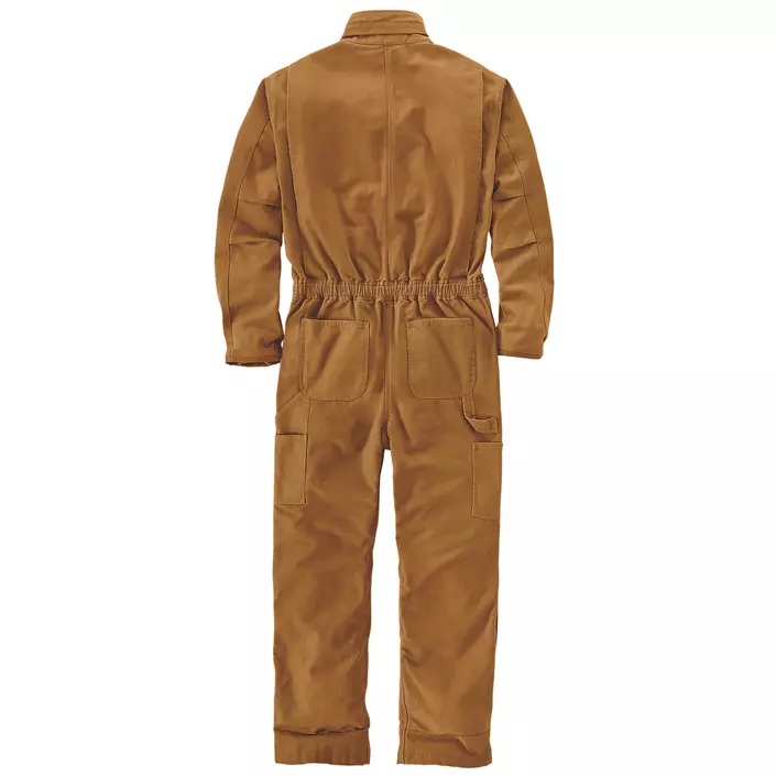 Carhartt Duck vadderad overall, Brun, large image number 1