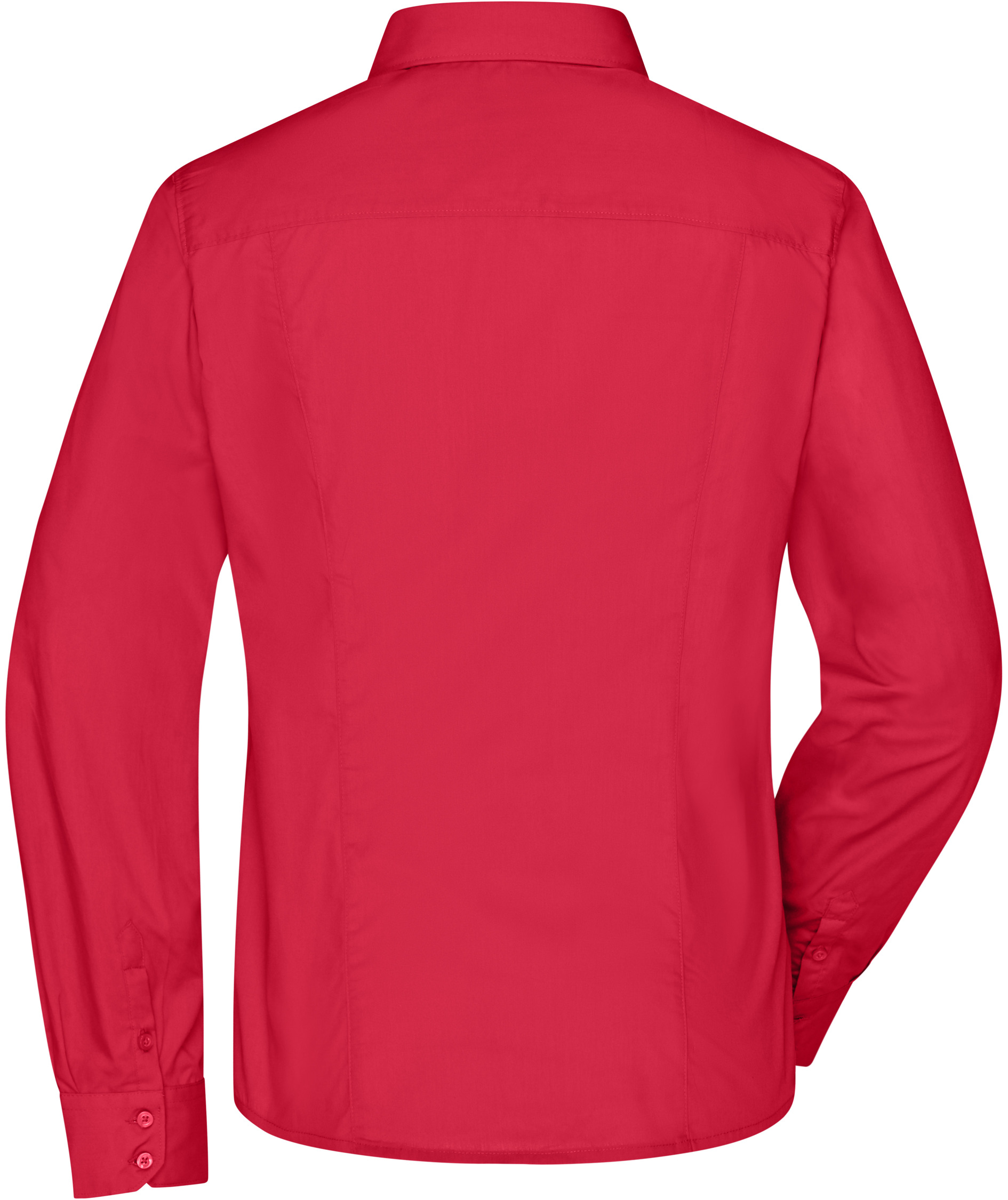 James & Nicholson modern fit women's shirt, Red