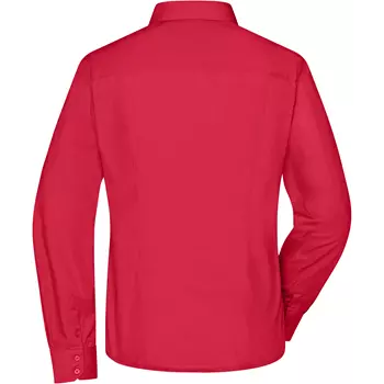James & Nicholson modern fit women's shirt, Red