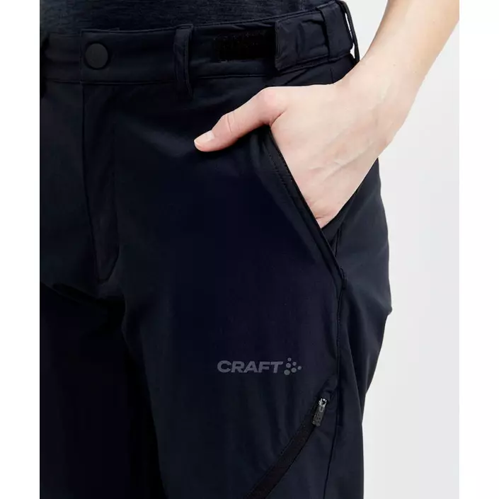 Craft ADV Explore Tech women's trousers, Black, large image number 4