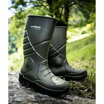 Nora Therm  safety rubber boots S5, Green