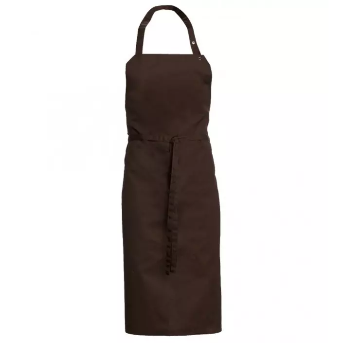 Nybo Workwear bib apron, Brown, Brown, large image number 0