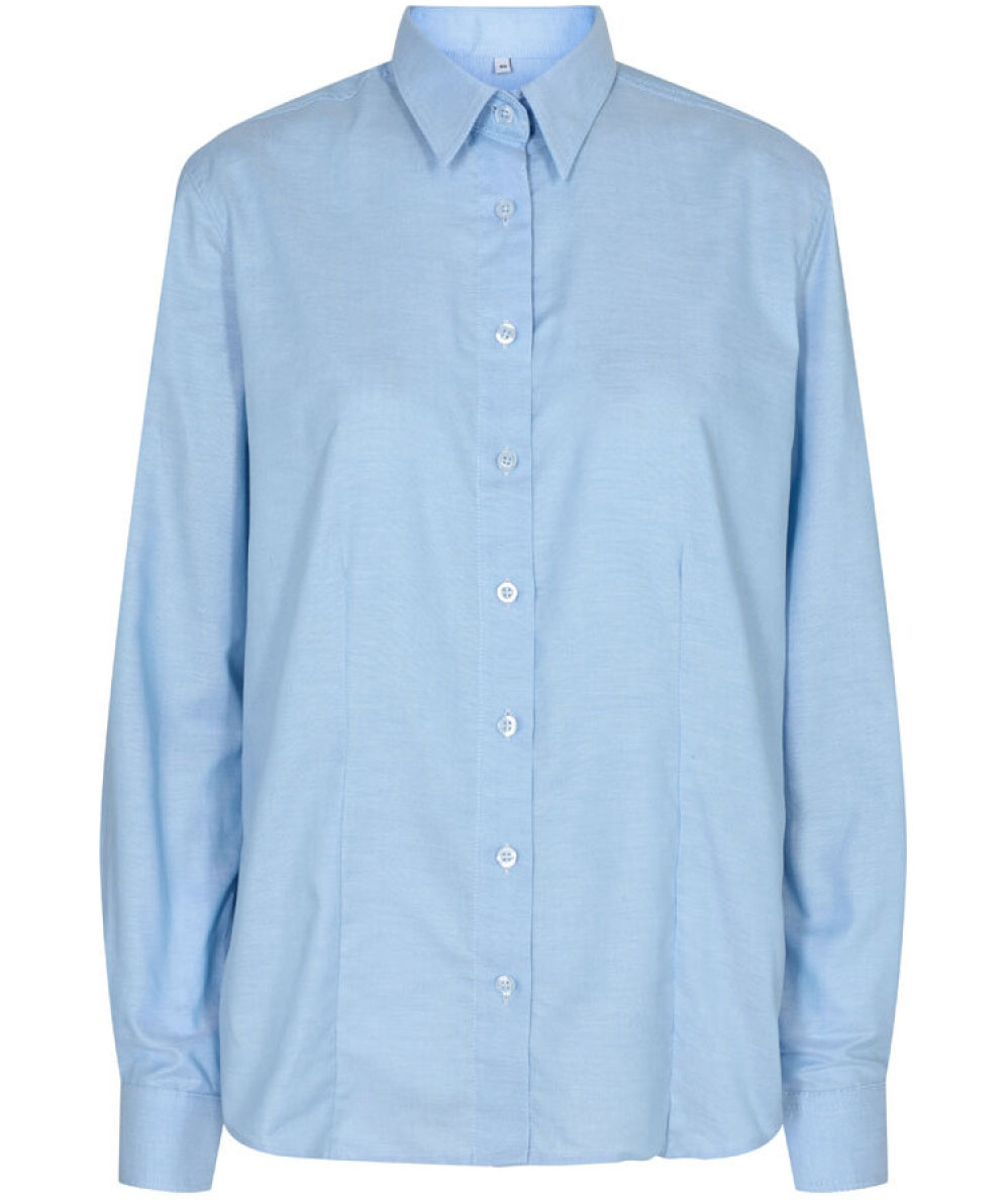 Angli Oxford Classic fit skjorta dam, Ljusbl&aring;