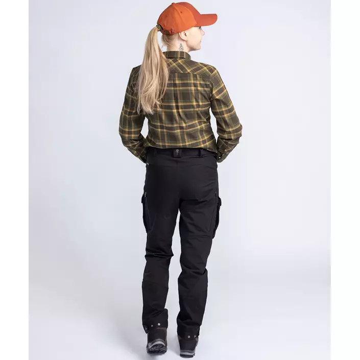 Pinewood Abisko Hiking Regular Fit dameskjorte, Moss green, large image number 6