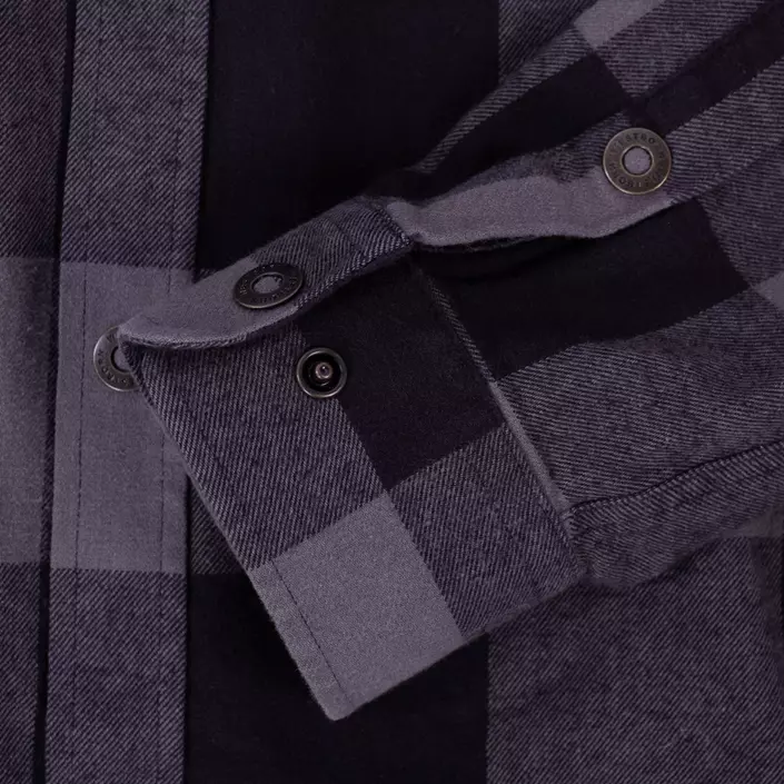 Westborn flannel shirt, Dark Grey/Black, large image number 7