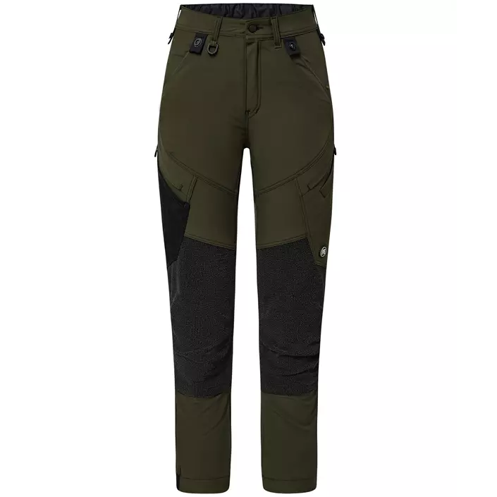 Engel X-treme womens work trousers full stretch, Forest green, large image number 0